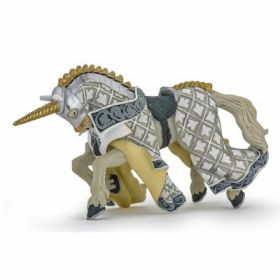 Figurina Calul cavalerului Unicorn, Papo