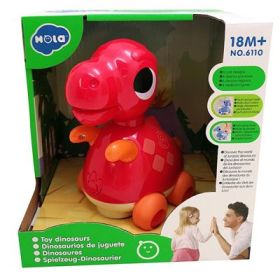 Jucarie Baby dino tyrannosaurus rex cu sunete si lumini, Hola