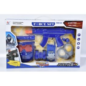 Set Micul Politist Power Gun cu Accesorii