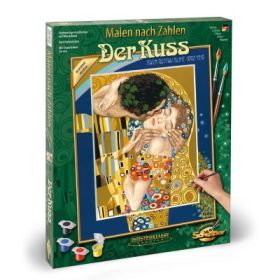 Kit pictura pe numere schipper, sarutul de Gustav Klimt, Schipper