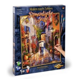 Kit pictura pe numere, ploua intr-o seara romantica, Schipper