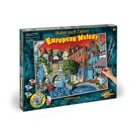 Kit pictura pe numere, the european melody, Schipper