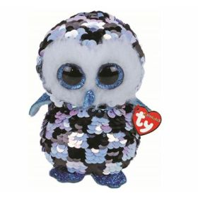 Bufnita Mozaic cu Paiete din plus, 24 cm, Boos, TY