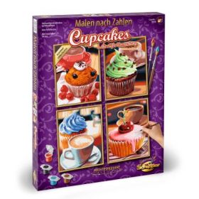Kit pictura pe numere Quatro briose delicioase, Schipper