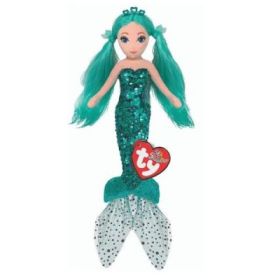 Sirena Turcoaz de Plus cu Paiete, 27 cm, TY