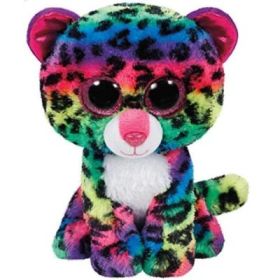 Jucarie de plus Dotty, leopardul multicolor, 15 cm, TY