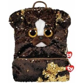 Rucsac de plus cu paiete catelul Brutus, TY