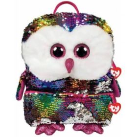 Rucsac de plus cu paiete bufnita Owen, TY