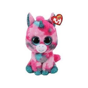 Jucarie de plus Beanie Boos, Unicornul Gumball, 24 cm, TY