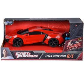 Masinuta metalica Fast and Furious cu telecomanda RC Lykan Hypersport, JadaToys