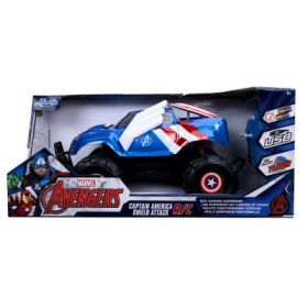 Masinuta cu telecomanda Marvel RC Captain America, JadaToys