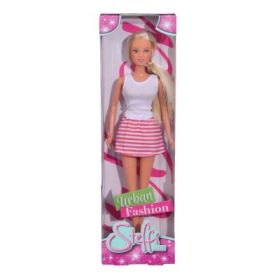 Papusa Steffi urban fashion-bluza alba, Steffi Love