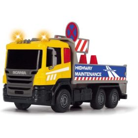 Masinuta utilitara Scania City Team-galbena, Dickie