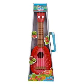 Instrument muzical Ukulele cu design de capsuna