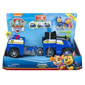 Patrula Catelusilor 2in1 Split Second Chase masina de politie