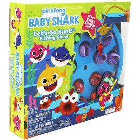 Joc de pescuit cu cantecul Baby Shark, Spin Master