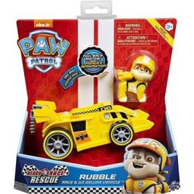 Patrula Catelusilor, Rubble masina de curse cu sunete si motor pull-back