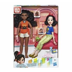 Set papusi Disney printesele Moana si Alba ca Zapada