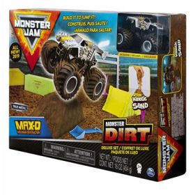 Monster Jam, set camioneta Max-D cu nisip kinetic, Spin Master