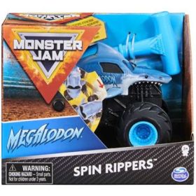 Monster Jam, masinuta metalica scara 1: 43 Megalodon, Spin Master