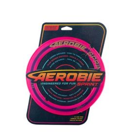 Disc zburator construit pentru viteza, roz, 25 cm, Swimways Aerobie
