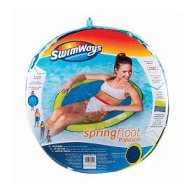 Scaun plutitor Spring Float Papasan, albastru cu verde, Swimways
