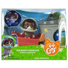 Set figurina Cosmo cu nava spatiala, 44 de pisici