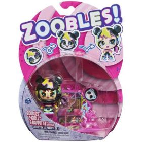 Figurina de transformare Z-Girlz Ursulet panda, Zoobles