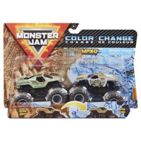 Monster Jam Set 2 Masinute Soldier Fortune si Max-d Color Change