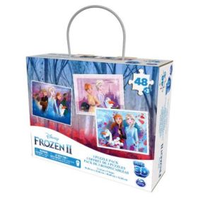 Frozen 2 Set 3 Puzzle-uri 3D cu 48 de piese