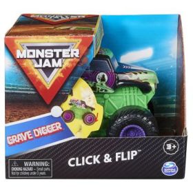 Monster Jam Grave Digger Seria Click Flip scara 1: 43