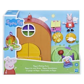 Set de joaca cu figurina Peppa Pig la ferma, Peppa Pig