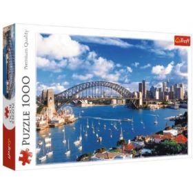 Puzzle portul Jackson Sidney, 1000 piese Trefl
