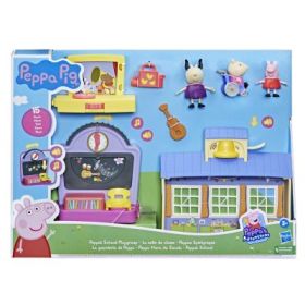 Figurina Peppa Pig cu decor de joaca scolar, Peppa Pig