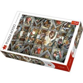 Puzzle tavanul capelei Sixtine 6000 piese