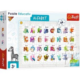 Puzzle educational alfabetul