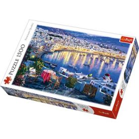 Puzzle apus in Myconos 1500 piese