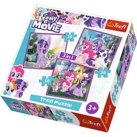 Puzzle 3in1 magia prieteniei, Trefl