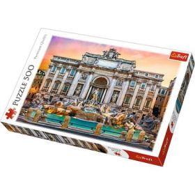 Puzzle Fontanna Di Trevi Roma 500 piese