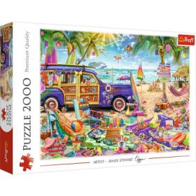 Puzzle vacanta tropicala 2000 piese