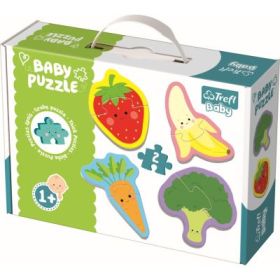 Puzzle baby clasic fructe si legume 8 piese, Trefl