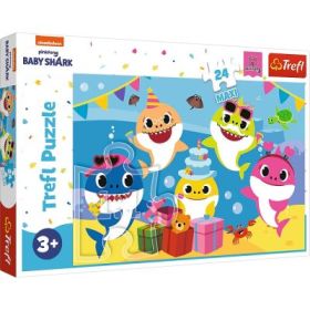 Puzzle happy baby shark cu 24 de piese