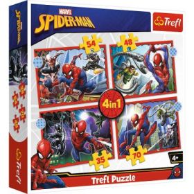 Puzzle 4in1 eroul Spiderman