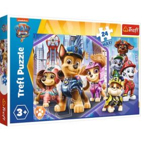 Puzzle Patrula catelusilor eroii de paza cu 24 de piese