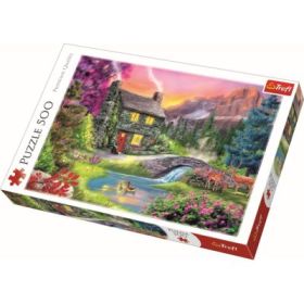 Puzzle muntele Ldyll 500 de piese, Trefl