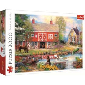 Puzzle viata la tara 2000 de piese, Trefl