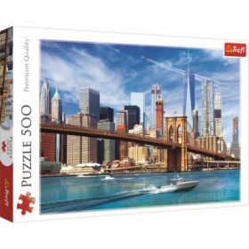 Puzzle priveliste din New York 500 de piese, Trefl