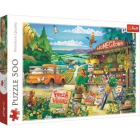 Puzzle dimineata la tara 500 de piese, Trefl