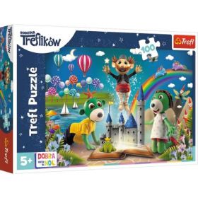 Puzzle Rodzina Treflika seara de basme 100 piese