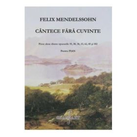 Cantece fara cuvinte pentru pian - Felix Mendelssohn